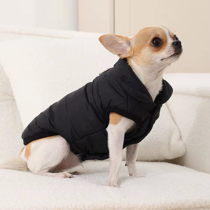 Pet Dog Vest Jacket Autumn Winter Warm Fleece Dog Coat Clothes for Small Medium Dogs Thick Chihuahua French Bulldog Pug Clothing
