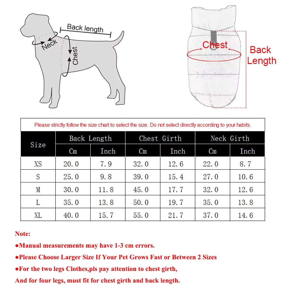 Pet Dog Vest Jacket Autumn Winter Warm Fleece Dog Coat Clothes for Small Medium Dogs Thick Chihuahua French Bulldog Pug Clothing