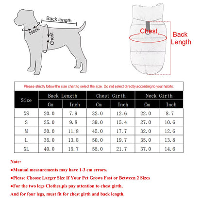 Pet Dog Vest Jacket Autumn Winter Warm Fleece Dog Coat Clothes for Small Medium Dogs Thick Chihuahua French Bulldog Pug Clothing
