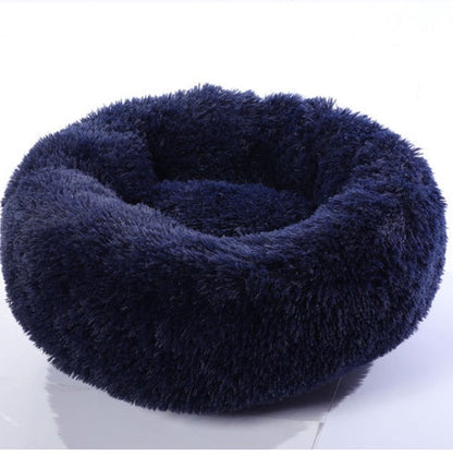 Plush Warm Dog Bed in Winter