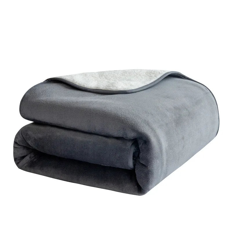 Waterproof Pet Blankets for Beds Soft Sherpa Fleece Dog Cat Blanket Double Side Flannel Warm Sofa Throw Blanket Pet Sleeping Mat