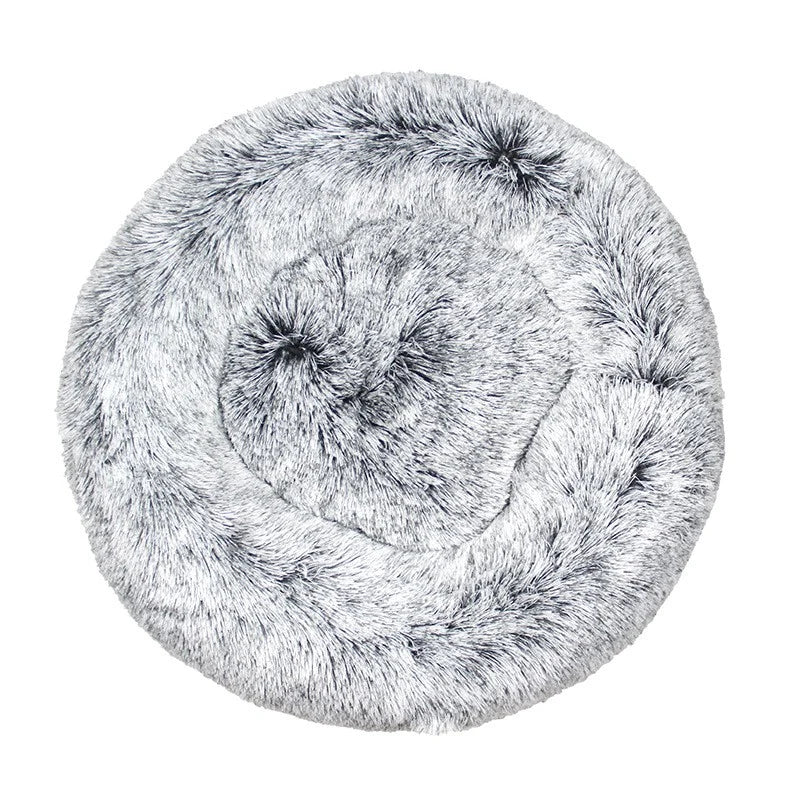 Plush Warm Dog Bed in Winter