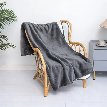 Waterproof Pet Blankets for Beds Soft Sherpa Fleece Dog Cat Blanket Double Side Flannel Warm Sofa Throw Blanket Pet Sleeping Mat