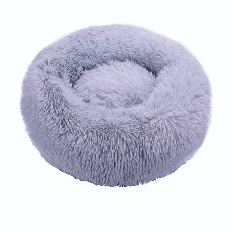 Round Cat Beds House Soft Long Plush Best Pet Dog Bed for Dogs Basket Pet Products Cushion Cat Bed Cat Mat Animals Sleeping Sofa